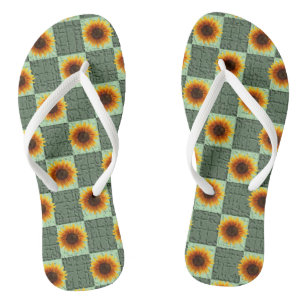 Flip Flops Sonnenblume Badesandalen