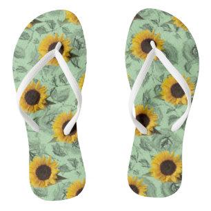 Flip Flops Sonnenblume Badesandalen