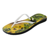 Flip Flops Sonnenblume Badesandalen (Schrägansicht)