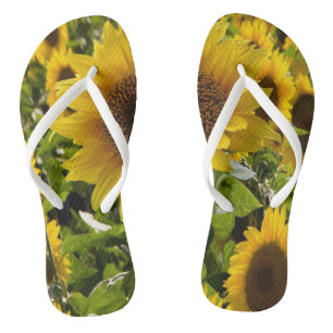 Flip Flops Sonnenblume Badesandalen
