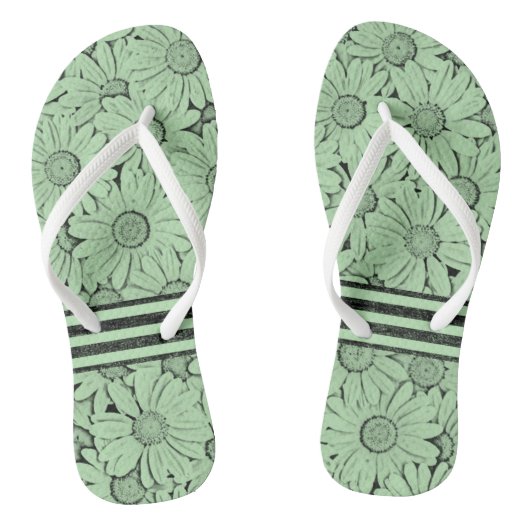 Flip Flops Sonnenblume Badesandalen (Fußbett)