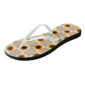 Flip Flops Sonnenblume Badesandalen (Schrägansicht)