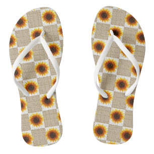 Flip Flops Sonnenblume Badesandalen