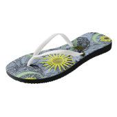 Flip Flops Sonnenblume Badesandalen (Schrägansicht)