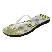 Flip Flops Sonnenblume Badesandalen (Schrägansicht)