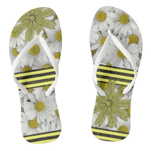 Flip Flops Sonnenblume Badesandalen (Fußbett)