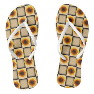 Flip Flops Sonnenblume Badesandalen