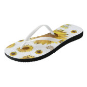 Flip Flops Sonnenblume Badesandalen (Schrägansicht)