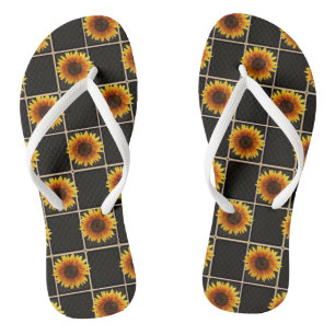 Flip Flops Sonnenblume Badesandalen