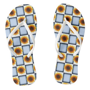 Flip Flops Sonnenblume Badesandalen