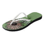 Flip Flops Sonnenblume Badesandalen (Schrägansicht)