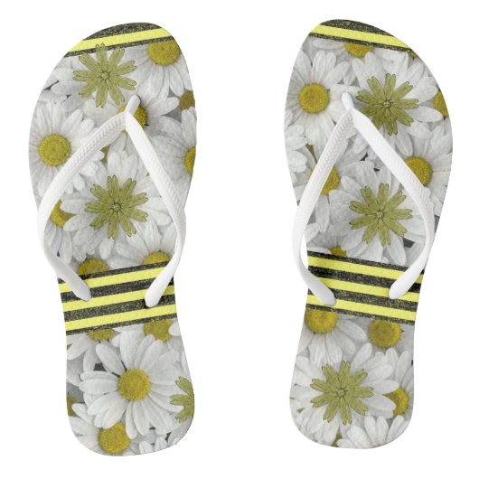 Flip Flops Sonnenblume Badesandalen (Fußbett)