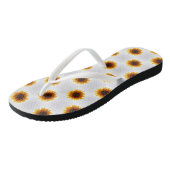 Flip Flops Sonnenblume Badesandalen (Schrägansicht)