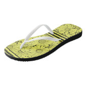 Flip Flops Sonnenblume Badesandalen (Schrägansicht)