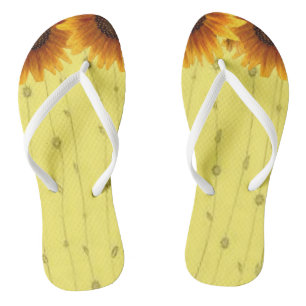 Flip Flops Sonnenblume Badesandalen