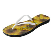 Flip Flops Sonnenblume Badesandalen (Schrägansicht)