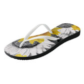 Flip Flops Sonnenblume Badesandalen (Schrägansicht)