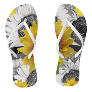 Flip Flops Sonnenblume Badesandalen