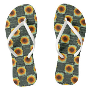 Flip Flops Sonnenblume Badesandalen