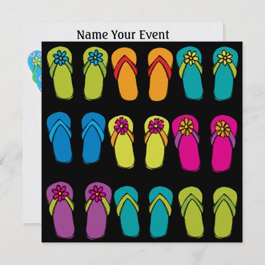 Flip Flops - SRF Einladung (Vorne/Hinten)