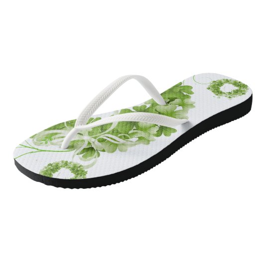 Flip Flops St. Patricks Day Badesandalen (Schrägansicht)