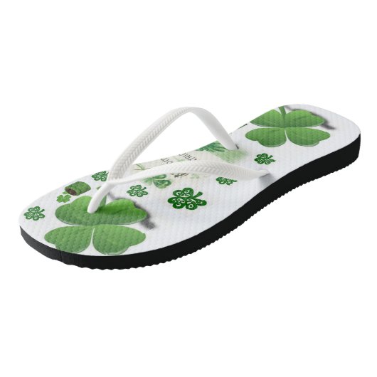 Flip Flops St. Patricks Day Badesandalen (Schrägansicht)