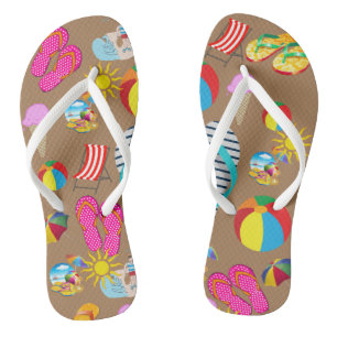Flip Flops Summer Beach Fun stilvoll Badesandalen