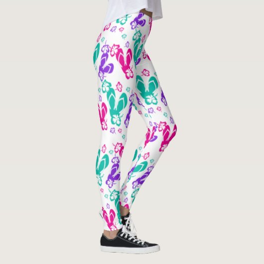 Flip Flops Summer Blume Leggings (Rechts)
