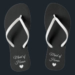Flip-Flops - Trauzeugin des Herzschlags Badesandalen<br><div class="desc">Flip Flops für die Mitglieder Ihres Brautparty! Einfach anpassbar,  ändern Sie die Farbe des Gurtbandes,  die Sohle-Farben,  fügen Sie Text oder andere Bilder!</div>