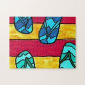 Flip Flops Treffen Puzzle (Horizontal)