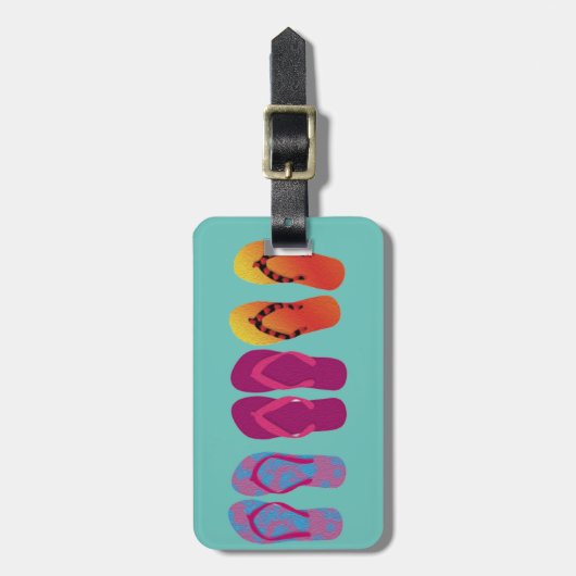 Flip Flops Trio 4 Gepäckanhänger (Vorderseite vertikal)