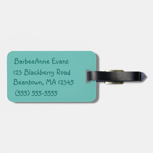 Flip Flops Trio 4 Gepäckanhänger (Rückseite horizontal)