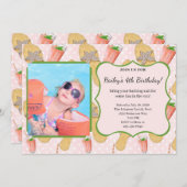 Flip Flops und Lemonade-Party Einladung (Vorne/Hinten)