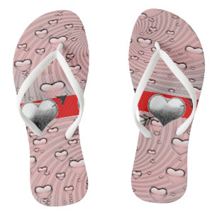 Flip Flops Valentinstag Badesandalen