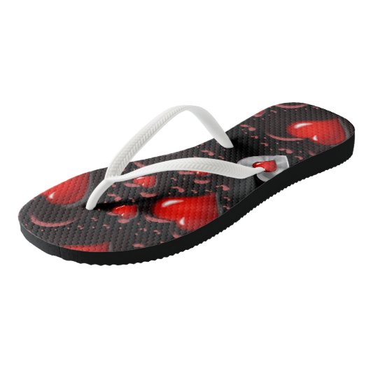 Flip Flops Valentinstag Badesandalen (Schrägansicht)