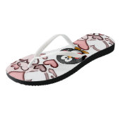 Flip Flops Valentinstag Badesandalen (Schrägansicht)