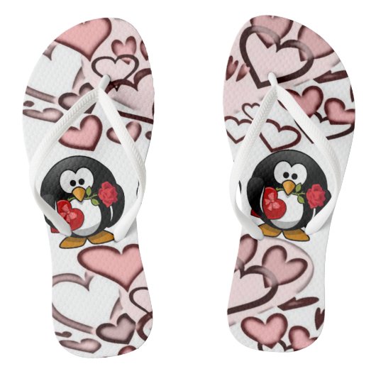 Flip Flops Valentinstag Badesandalen (Fußbett)