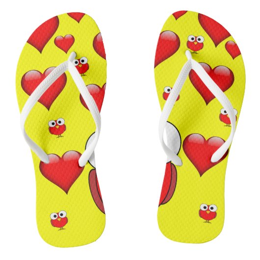 Flip Flops Valentinstag Badesandalen (Fußbett)