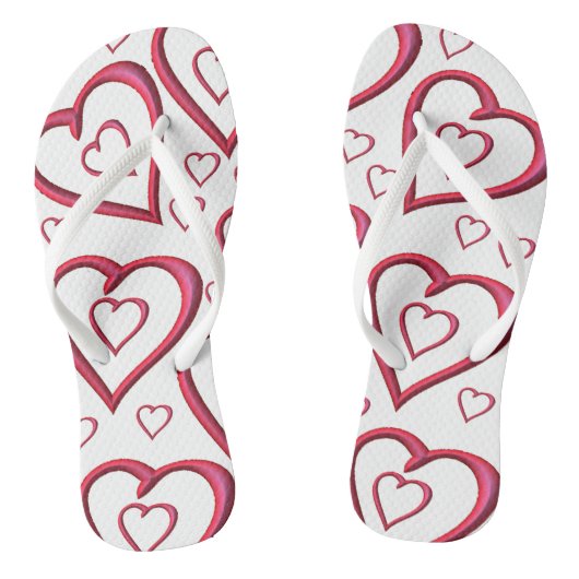 Flip Flops Valentinstag Badesandalen (Fußbett)