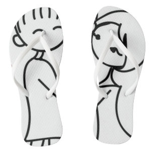 Flip Flops Valentinstag Badesandalen