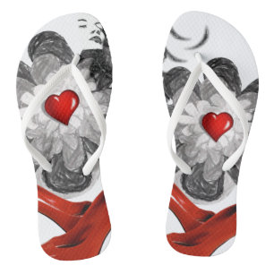 Flip Flops Valentinstag Badesandalen