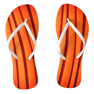 Flip Flops Verbrannt Rustikal Orange Badesandalen