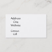 Flip Flops Visitenkarte (Rückseite)