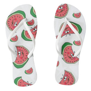 Flip Flops Wassermelon Fruchtspass Sommer Badesandalen
