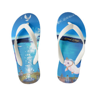 Flip Flops Whale Magic "Shooting Star" Kinderbadesandalen