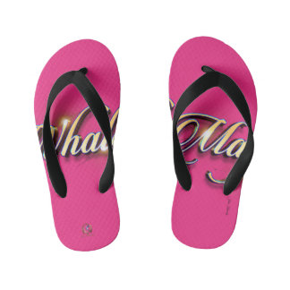 Flip Flops Whale Magie Hot Pink Kinderbadesandalen