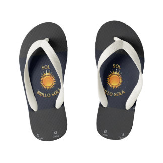 Flip Flops with Sol Brillo Sola Logo | Inspiration Kinderbadesandalen