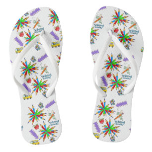 Flip Flops Zurück zur Schule ist Cool Badesandalen
