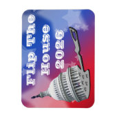 Flip The House Vote Blue 2026 Magnet (Vertikal)