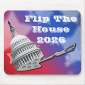 Flip The House Vote Blue 2026 Mousepad (Vorne)